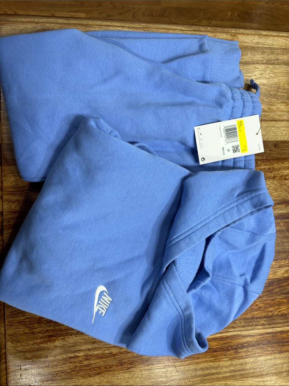 Nike Kids Light Blue Sweatpants & Hoodie Set